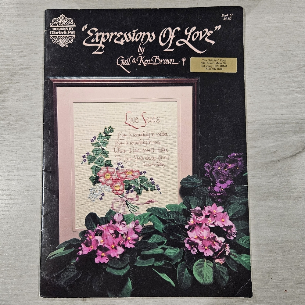 Expressions Of Love Counted Cross Stitch Charts Book 61 Gloria & Pat Designs